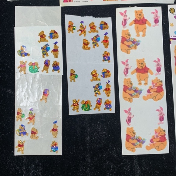 Vintage Winnie the Pooh Disney Sealed Sticker Lot from Sandylion - Picture 9 of 13